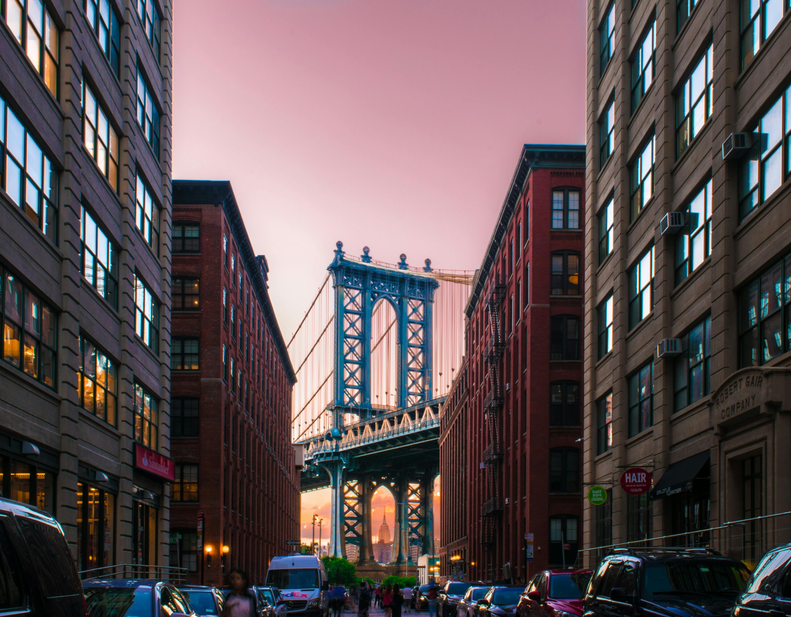 Down Under the Manhattan Bridge Overpass